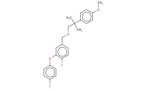 1-FLUORO-2-(4-FLUOROPHENOXY)-4-[[2-(4-METHOXYPHENYL)-2-METHYL-PROPOXY] METHYL]BENZENE